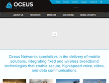 Tablet Screenshot of oceusnetworks.com